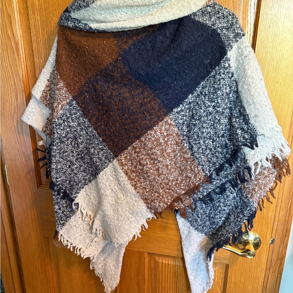 Sonoma Multicolor Wool Blend Shawl Sweater - Picture 2 of 5